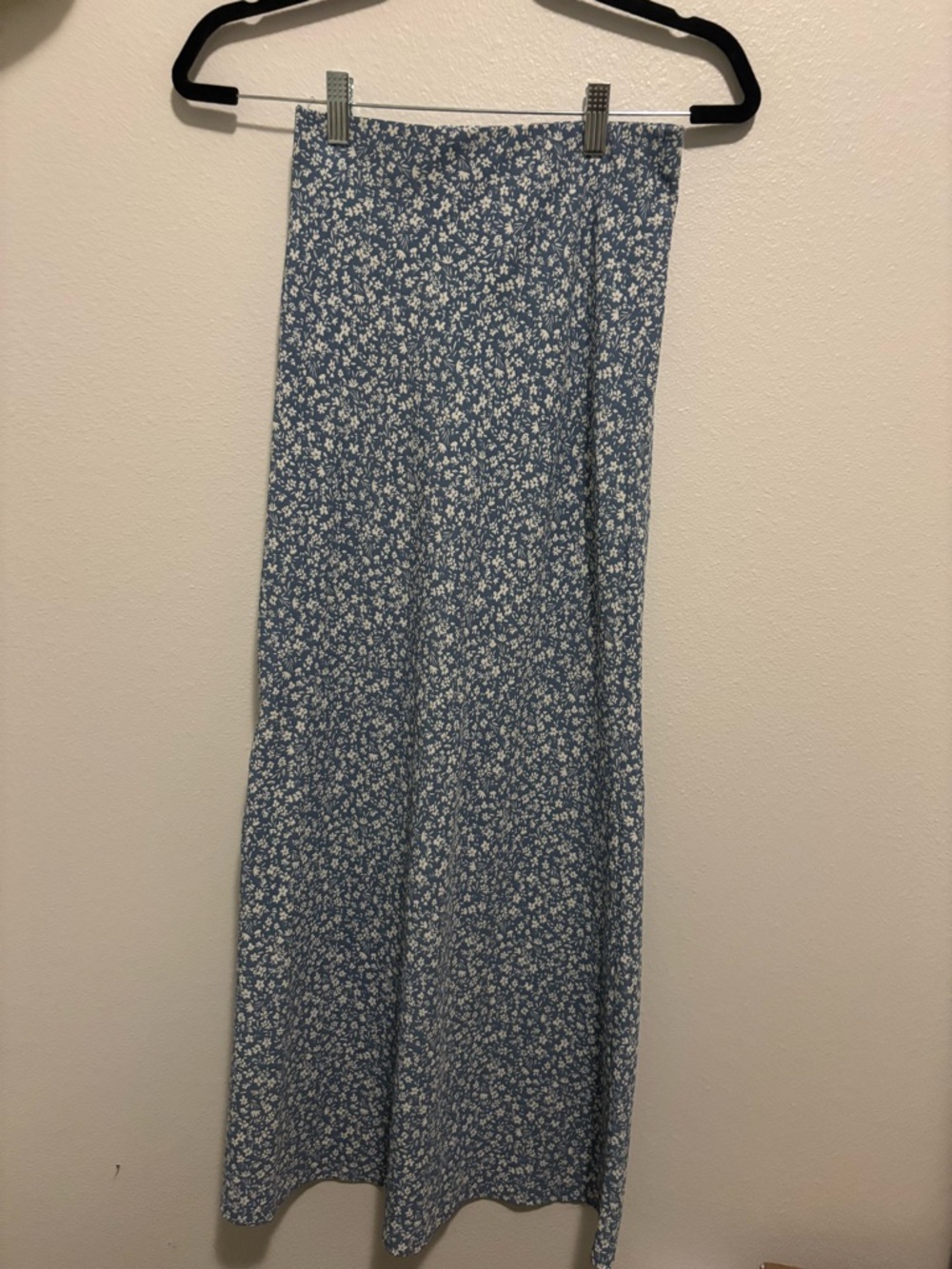 Altar’d State Amora Blue floral skirt